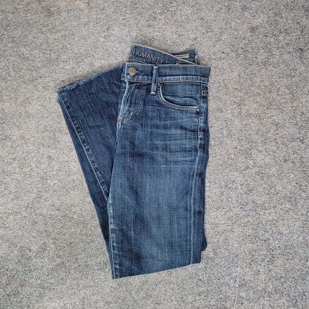 Citizens of Humanity Low Rise Straight‎ Leg Jeans Dark Wash Denim Size 26